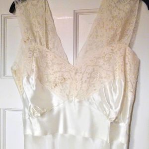Vintage designer bridal nightgown